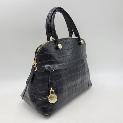 【中古品】【レディース】 FURLA フルラ PIPER 2WAY LEATHER HAND BAG パイパー レザー ハンドバッグ 鞄 カバン 188-260928-ay-10-izu カラー：ブラック 万代Net店
