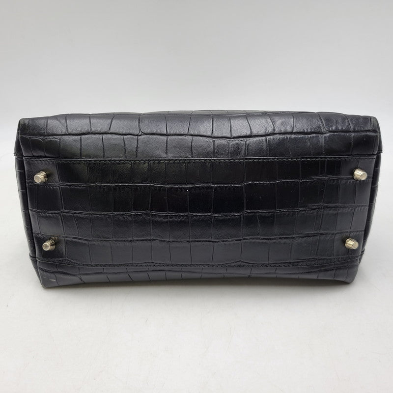 【中古品】【レディース】 FURLA フルラ PIPER 2WAY LEATHER HAND BAG パイパー レザー ハンドバッグ 鞄 カバン 188-260928-ay-10-izu カラー：ブラック 万代Net店