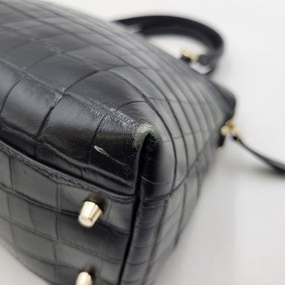 【中古品】【レディース】 FURLA フルラ PIPER 2WAY LEATHER HAND BAG パイパー レザー ハンドバッグ 鞄 カバン 188-260928-ay-10-izu カラー：ブラック 万代Net店