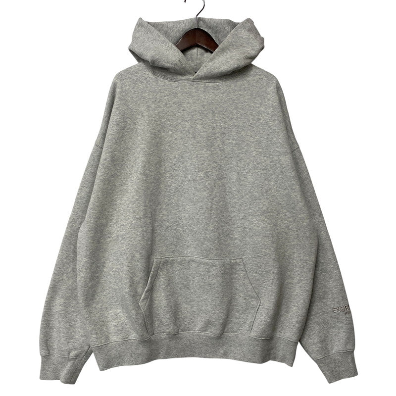 【中古品】【メンズ】 ESSENTIALS エッセンシャルズ BACK LOGO HOODIE バック ロゴ フーディ トップス パーカー 長袖 142-261004-sm-15-izu サイズ：XL カラー：グレー 万代Net店