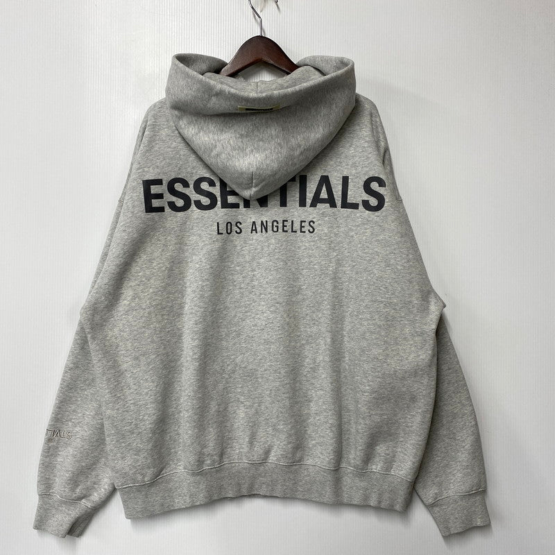 【中古品】【メンズ】 ESSENTIALS エッセンシャルズ BACK LOGO HOODIE バック ロゴ フーディ トップス パーカー 長袖 142-261004-sm-15-izu サイズ：XL カラー：グレー 万代Net店