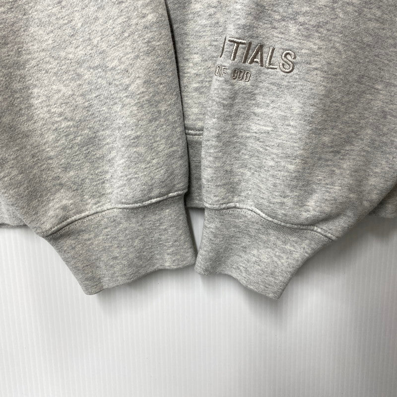 【中古品】【メンズ】 ESSENTIALS エッセンシャルズ BACK LOGO HOODIE バック ロゴ フーディ トップス パーカー 長袖 142-261004-sm-15-izu サイズ：XL カラー：グレー 万代Net店