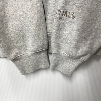 【中古品】【メンズ】 ESSENTIALS エッセンシャルズ BACK LOGO HOODIE バック ロゴ フーディ トップス パーカー 長袖 142-261004-sm-15-izu サイズ：XL カラー：グレー 万代Net店