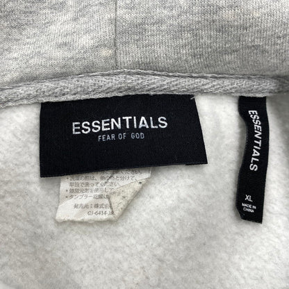 【中古品】【メンズ】 ESSENTIALS エッセンシャルズ BACK LOGO HOODIE バック ロゴ フーディ トップス パーカー 長袖 142-261004-sm-15-izu サイズ：XL カラー：グレー 万代Net店