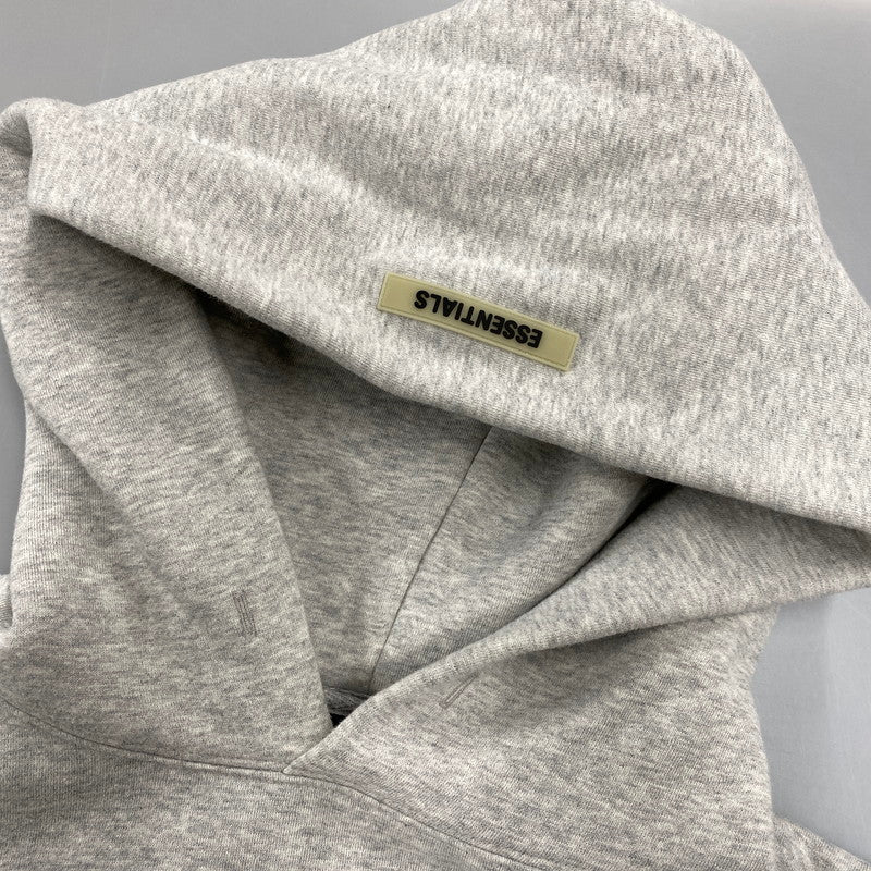 【中古品】【メンズ】 ESSENTIALS エッセンシャルズ BACK LOGO HOODIE バック ロゴ フーディ トップス パーカー 長袖 142-261004-sm-15-izu サイズ：XL カラー：グレー 万代Net店