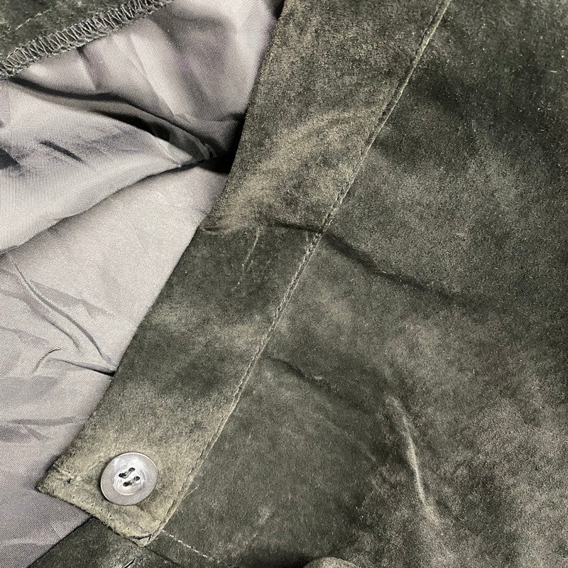 【中古品】【メンズ】 JOHN ASHFORD ADVENTURE ジョン アシュフォード アドベンチャー SUEDE JACKET スエード ジャケット アウター 146-261007-ya-06-izu サイズ：L カラー：ブラック 万代Net店