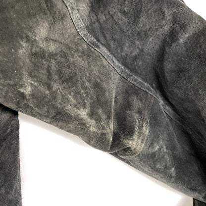 【中古品】【メンズ】 JOHN ASHFORD ADVENTURE ジョン アシュフォード アドベンチャー SUEDE JACKET スエード ジャケット アウター 146-261007-ya-06-izu サイズ：L カラー：ブラック 万代Net店