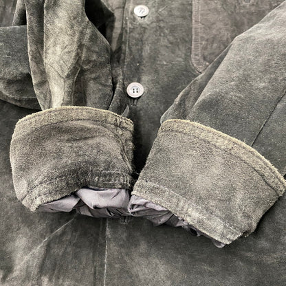 【中古品】【メンズ】 JOHN ASHFORD ADVENTURE ジョン アシュフォード アドベンチャー SUEDE JACKET スエード ジャケット アウター 146-261007-ya-06-izu サイズ：L カラー：ブラック 万代Net店