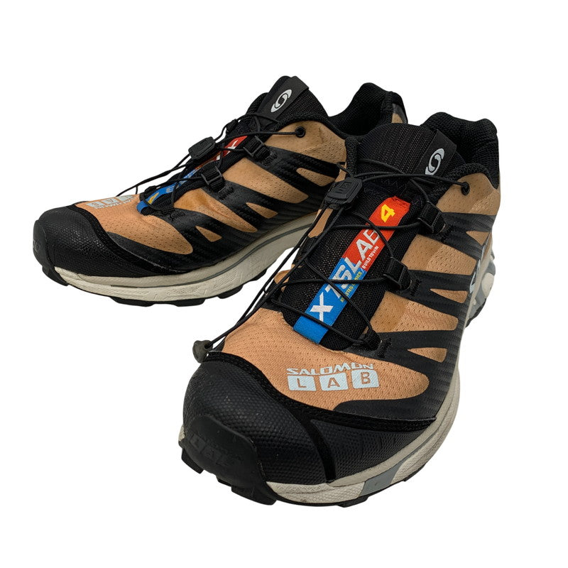 【中古品】【メンズ】 SALOMON サロモン 417095 XT-4 ADVANCED アドバンスド スニーカー シューズ 靴 162-260926-cs-04-izu サイズ：27.5cm カラー：ベージュ×ブラック 万代Net店