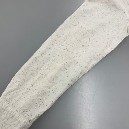 【中古品】【メンズ】 TOMORROWLAND トゥモローランド 63-01-31-01501 COTTON BROADCLOTH EMBROIDERED REGULAR COLLAR SHIRT コットン ブロードクロス エンブロイダード レギュラー カラー シャツ 147-260930-cs-06-izu サイズ：M カラー：ホワイト 万代Net店