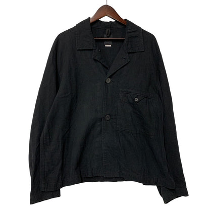 【中古品】【メンズ】 EASY TO WEAR イージートゥウェアー ETW20SS-JKT001 LINEN CANVAS JACKET リネン キャンバス ジャケット アウター 147-260930-kh-04-izu サイズ：48 カラー：ブラック 万代Net店