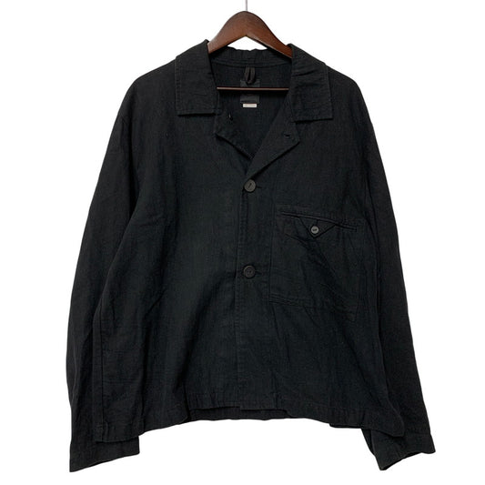 【中古品】【メンズ】 EASY TO WEAR イージートゥウェアー ETW20SS-JKT001 LINEN CANVAS JACKET リネン キャンバス ジャケット アウター 147-260930-kh-04-izu サイズ：48 カラー：ブラック 万代Net店