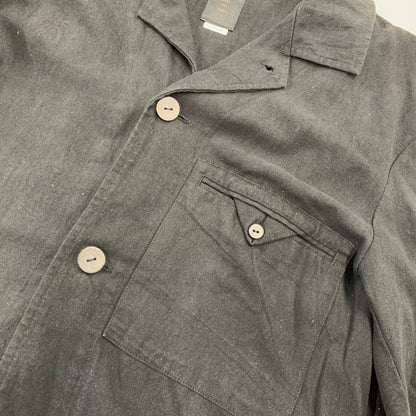 【中古品】【メンズ】 EASY TO WEAR イージートゥウェアー ETW20SS-JKT001 LINEN CANVAS JACKET リネン キャンバス ジャケット アウター 147-260930-kh-04-izu サイズ：48 カラー：ブラック 万代Net店