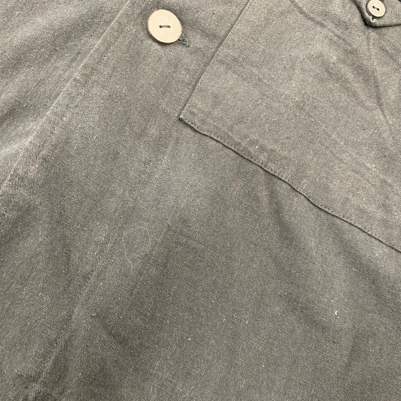 【中古品】【メンズ】 EASY TO WEAR イージートゥウェアー ETW20SS-JKT001 LINEN CANVAS JACKET リネン キャンバス ジャケット アウター 147-260930-kh-04-izu サイズ：48 カラー：ブラック 万代Net店