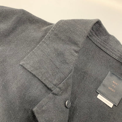 【中古品】【メンズ】 EASY TO WEAR イージートゥウェアー ETW20SS-JKT001 LINEN CANVAS JACKET リネン キャンバス ジャケット アウター 147-260930-kh-04-izu サイズ：48 カラー：ブラック 万代Net店