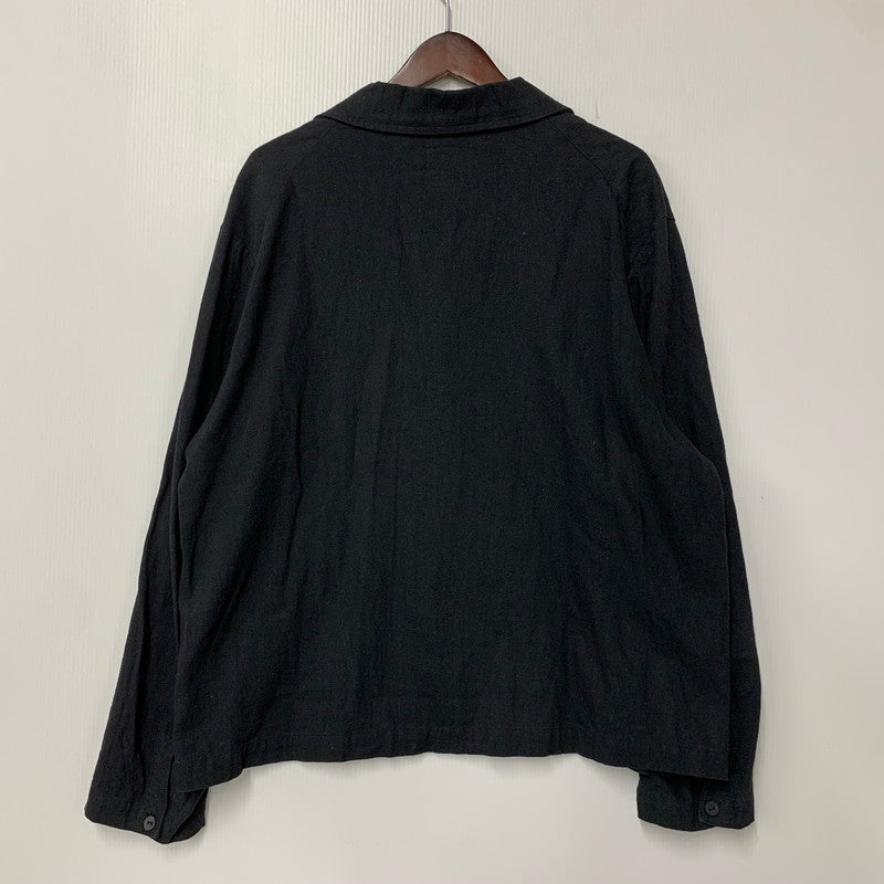 【中古品】【メンズ】 EASY TO WEAR イージートゥウェアー ETW20SS-JKT001 LINEN CANVAS JACKET リネン キャンバス ジャケット アウター 147-260930-kh-04-izu サイズ：48 カラー：ブラック 万代Net店