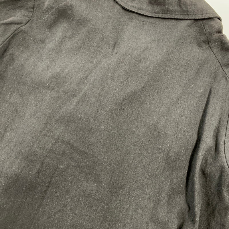【中古品】【メンズ】 EASY TO WEAR イージートゥウェアー ETW20SS-JKT001 LINEN CANVAS JACKET リネン キャンバス ジャケット アウター 147-260930-kh-04-izu サイズ：48 カラー：ブラック 万代Net店