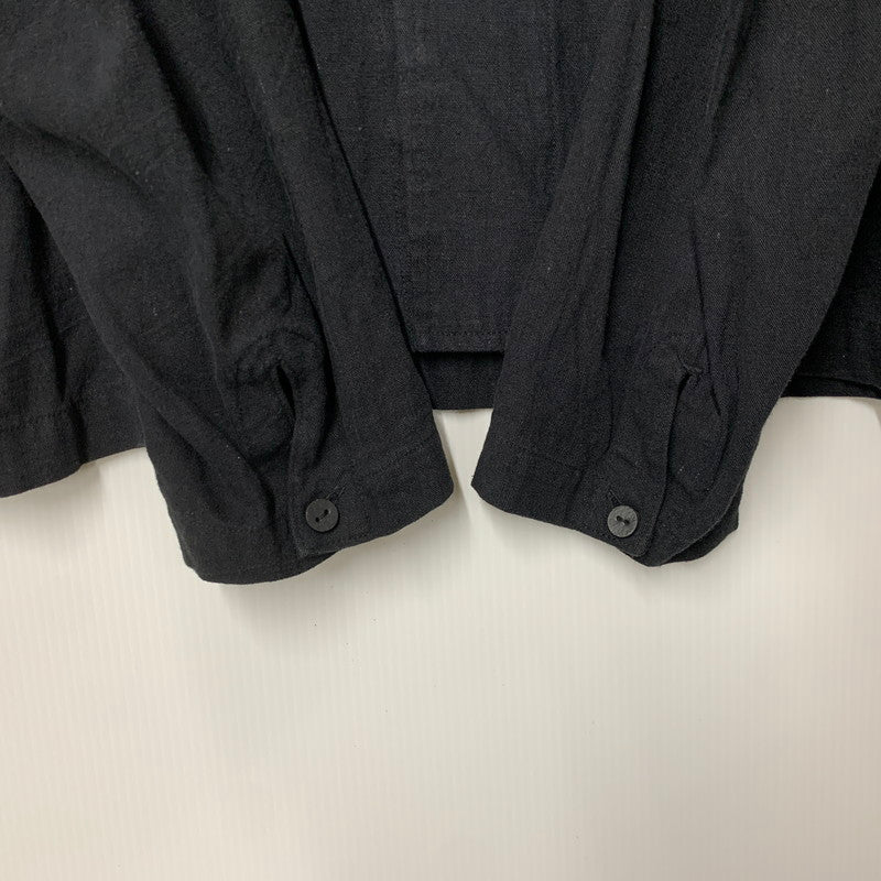 【中古品】【メンズ】 EASY TO WEAR イージートゥウェアー ETW20SS-JKT001 LINEN CANVAS JACKET リネン キャンバス ジャケット アウター 147-260930-kh-04-izu サイズ：48 カラー：ブラック 万代Net店