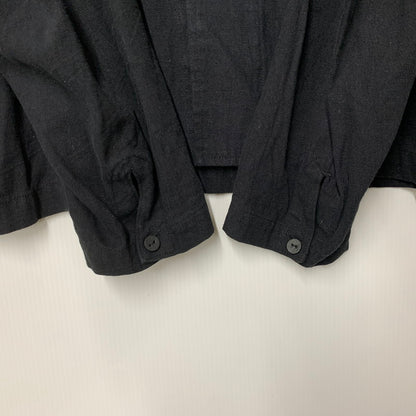 【中古品】【メンズ】 EASY TO WEAR イージートゥウェアー ETW20SS-JKT001 LINEN CANVAS JACKET リネン キャンバス ジャケット アウター 147-260930-kh-04-izu サイズ：48 カラー：ブラック 万代Net店