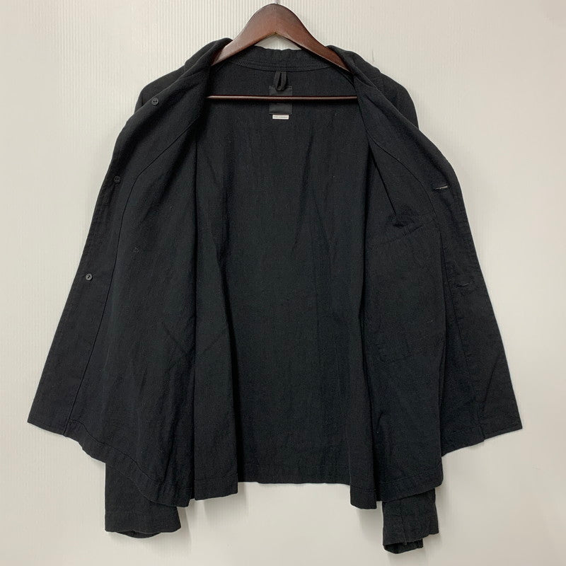 【中古品】【メンズ】 EASY TO WEAR イージートゥウェアー ETW20SS-JKT001 LINEN CANVAS JACKET リネン キャンバス ジャケット アウター 147-260930-kh-04-izu サイズ：48 カラー：ブラック 万代Net店