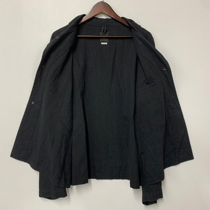 【中古品】【メンズ】 EASY TO WEAR イージートゥウェアー ETW20SS-JKT001 LINEN CANVAS JACKET リネン キャンバス ジャケット アウター 147-260930-kh-04-izu サイズ：48 カラー：ブラック 万代Net店