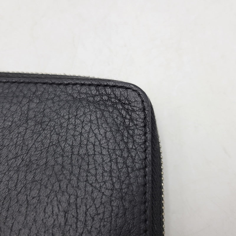 【中古品】【メンズ/レディース】 MARTIN MARGIELA マルタンマルジェラ SA1UI0013 ZIP ROUND WALLET ジップ ラウンド ウォレット 財布 181-260927-yn-08-izu サイズ：UNI カラー：ブラック 万代Net店