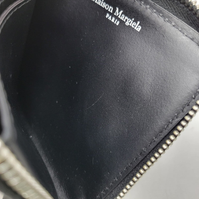 【中古品】【メンズ/レディース】 MARTIN MARGIELA マルタンマルジェラ SA1UI0013 ZIP ROUND WALLET ジップ ラウンド ウォレット 財布 181-260927-yn-08-izu サイズ：UNI カラー：ブラック 万代Net店