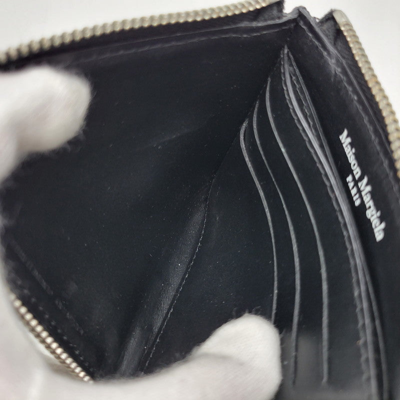 【中古品】【メンズ/レディース】 MARTIN MARGIELA マルタンマルジェラ SA1UI0013 ZIP ROUND WALLET ジップ ラウンド ウォレット 財布 181-260927-yn-08-izu サイズ：UNI カラー：ブラック 万代Net店