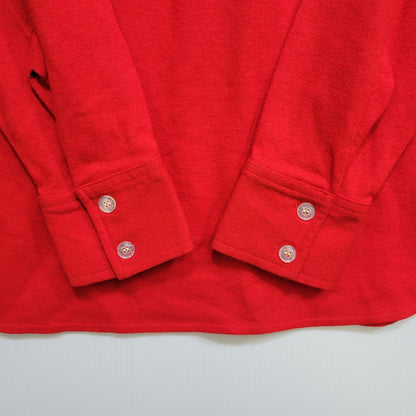 【中古品】【メンズ】 THE SPINNAKER SHIRTS ザ・スピンネーカー・シャツ ロケットTALON タロン 60’S HALF ZIP SHIRT ハーフ ジップ シャツ トップス 長袖 146-261029-ya-10-izu サイズ：M カラー：レッド 万代Net店