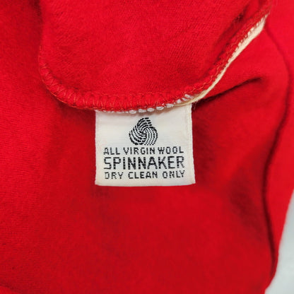 【中古品】【メンズ】 THE SPINNAKER SHIRTS ザ・スピンネーカー・シャツ ロケットTALON タロン 60’S HALF ZIP SHIRT ハーフ ジップ シャツ トップス 長袖 146-261029-ya-10-izu サイズ：M カラー：レッド 万代Net店