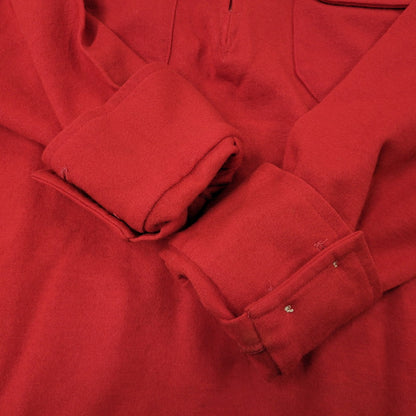 【中古品】【メンズ】 THE SPINNAKER SHIRTS ザ・スピンネーカー・シャツ ロケットTALON タロン 60’S HALF ZIP SHIRT ハーフ ジップ シャツ トップス 長袖 146-261029-ya-10-izu サイズ：M カラー：レッド 万代Net店