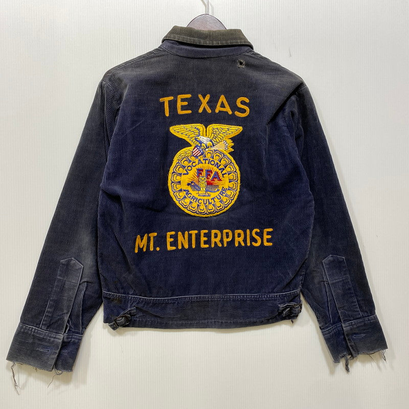 【現状渡し品】【メンズ】 FUTURE FARMERS OF AMERICA TEXAS MT.ENTERPRISE JACKET テキサス マウント エンタープライズ ジャケット 146-260926-as-08-izu サイズ：34 カラー：ネイビー 万代Net店