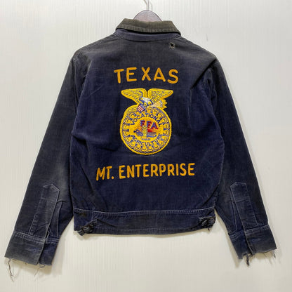 【現状渡し品】【メンズ】 FUTURE FARMERS OF AMERICA TEXAS MT.ENTERPRISE JACKET テキサス マウント エンタープライズ ジャケット 146-260926-as-08-izu サイズ：34 カラー：ネイビー 万代Net店
