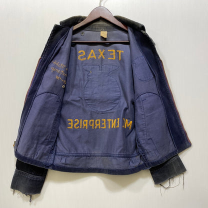 【現状渡し品】【メンズ】 FUTURE FARMERS OF AMERICA TEXAS MT.ENTERPRISE JACKET テキサス マウント エンタープライズ ジャケット 146-260926-as-08-izu サイズ：34 カラー：ネイビー 万代Net店
