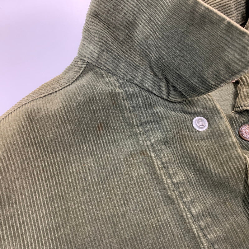 【現状渡し品】【メンズ】 LEVI'S リーバイス 70S 70505 CORDUROY JACKET コーデュロイ ジャケット アウター 146-260927-ya-04-izu サイズ：36 カラー：オリーブ 万代Net店