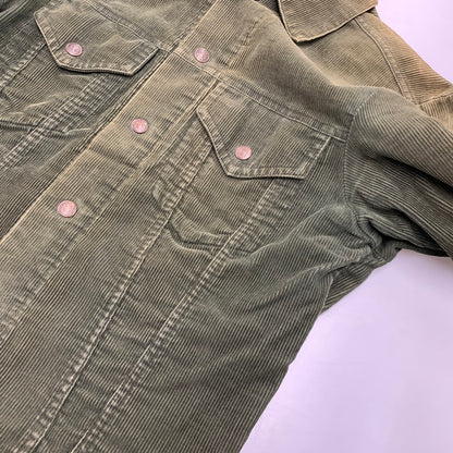 【現状渡し品】【メンズ】 LEVI'S リーバイス 70S 70505 CORDUROY JACKET コーデュロイ ジャケット アウター 146-260927-ya-04-izu サイズ：36 カラー：オリーブ 万代Net店