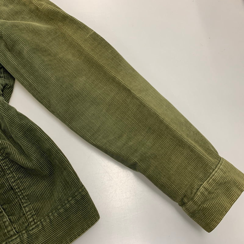 【現状渡し品】【メンズ】 LEVI'S リーバイス 70S 70505 CORDUROY JACKET コーデュロイ ジャケット アウター 146-260927-ya-04-izu サイズ：36 カラー：オリーブ 万代Net店