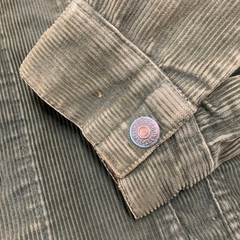 【現状渡し品】【メンズ】 LEVI'S リーバイス 70S 70505 CORDUROY JACKET コーデュロイ ジャケット アウター 146-260927-ya-04-izu サイズ：36 カラー：オリーブ 万代Net店