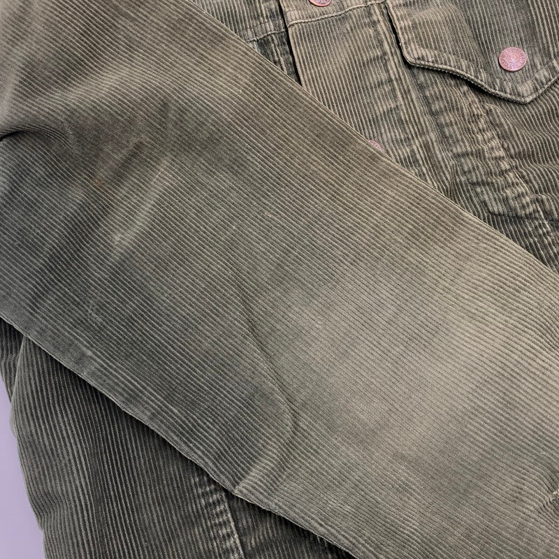 【現状渡し品】【メンズ】 LEVI'S リーバイス 70S 70505 CORDUROY JACKET コーデュロイ ジャケット アウター 146-260927-ya-04-izu サイズ：36 カラー：オリーブ 万代Net店