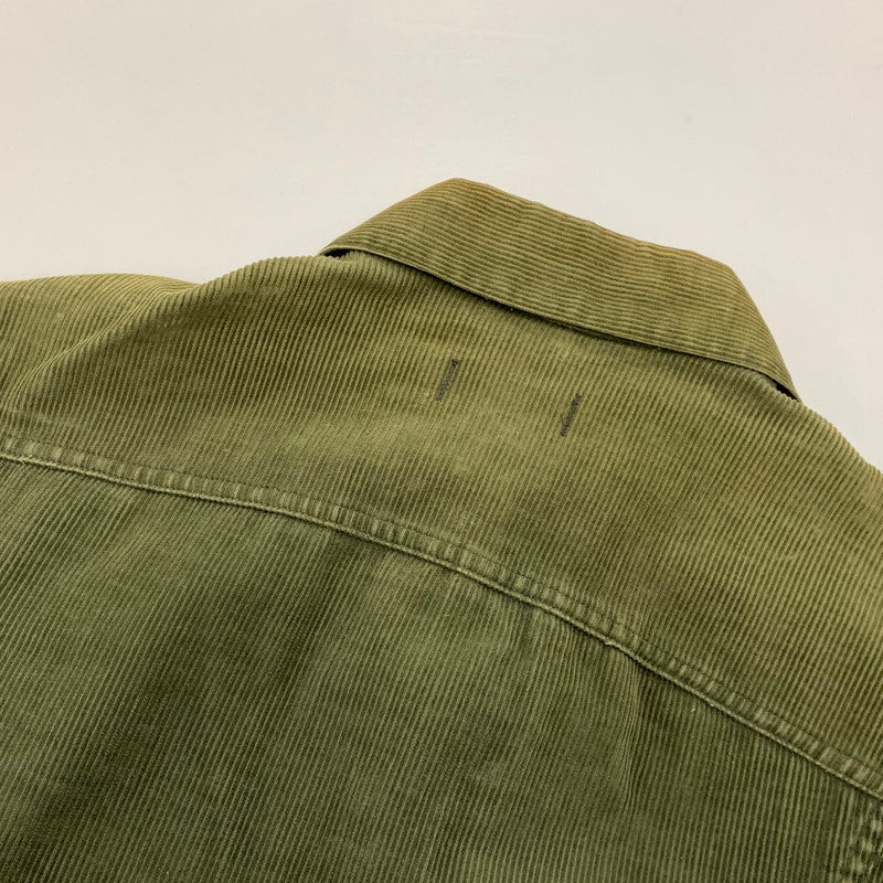 【現状渡し品】【メンズ】 LEVI'S リーバイス 70S 70505 CORDUROY JACKET コーデュロイ ジャケット アウター 146-260927-ya-04-izu サイズ：36 カラー：オリーブ 万代Net店