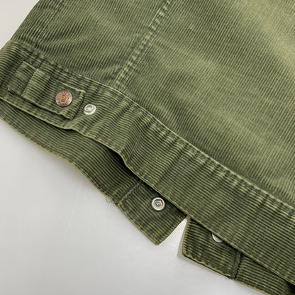 【現状渡し品】【メンズ】 LEVI'S リーバイス 70S 70505 CORDUROY JACKET コーデュロイ ジャケット アウター 146-260927-ya-04-izu サイズ：36 カラー：オリーブ 万代Net店