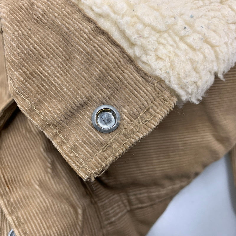 【中古品】【メンズ】 LEVI'S リーバイス 70S 70605-1523 CORDUROY BOA JACKET コーデュロイ ボア ジャケット アウター 146-260927-ya-01-izu サイズ：36 カラー：ブラウン 万代Net店