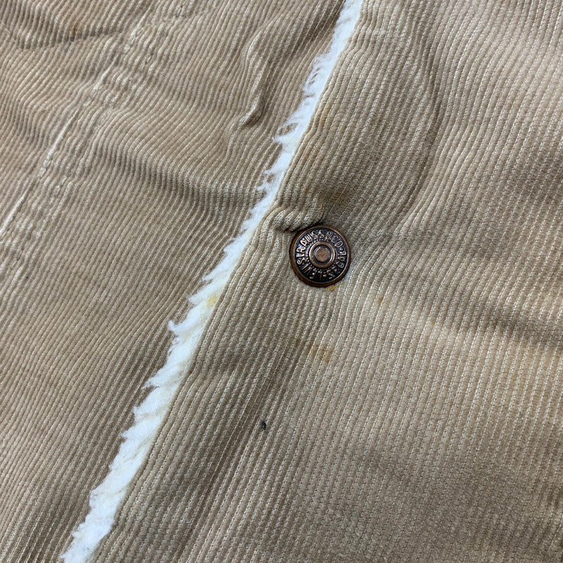 【中古品】【メンズ】 LEVI'S リーバイス 70S 70605-1523 CORDUROY BOA JACKET コーデュロイ ボア ジャケット アウター 146-260927-ya-01-izu サイズ：36 カラー：ブラウン 万代Net店