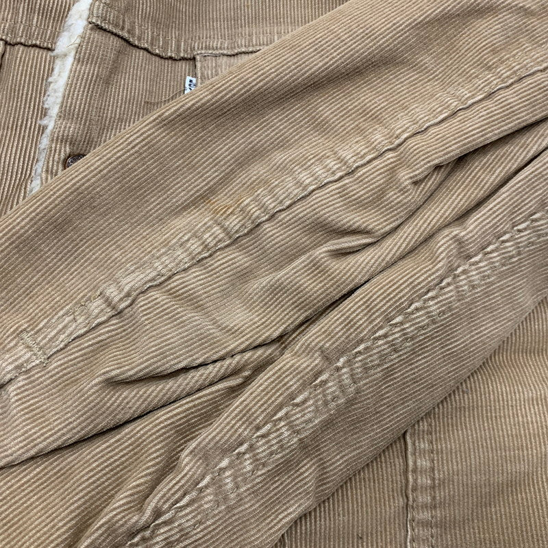【中古品】【メンズ】 LEVI'S リーバイス 70S 70605-1523 CORDUROY BOA JACKET コーデュロイ ボア ジャケット アウター 146-260927-ya-01-izu サイズ：36 カラー：ブラウン 万代Net店