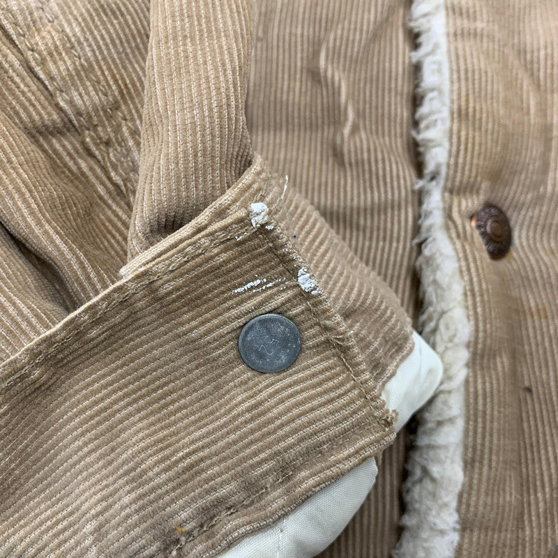 【中古品】【メンズ】 LEVI'S リーバイス 70S 70605-1523 CORDUROY BOA JACKET コーデュロイ ボア ジャケット アウター 146-260927-ya-01-izu サイズ：36 カラー：ブラウン 万代Net店