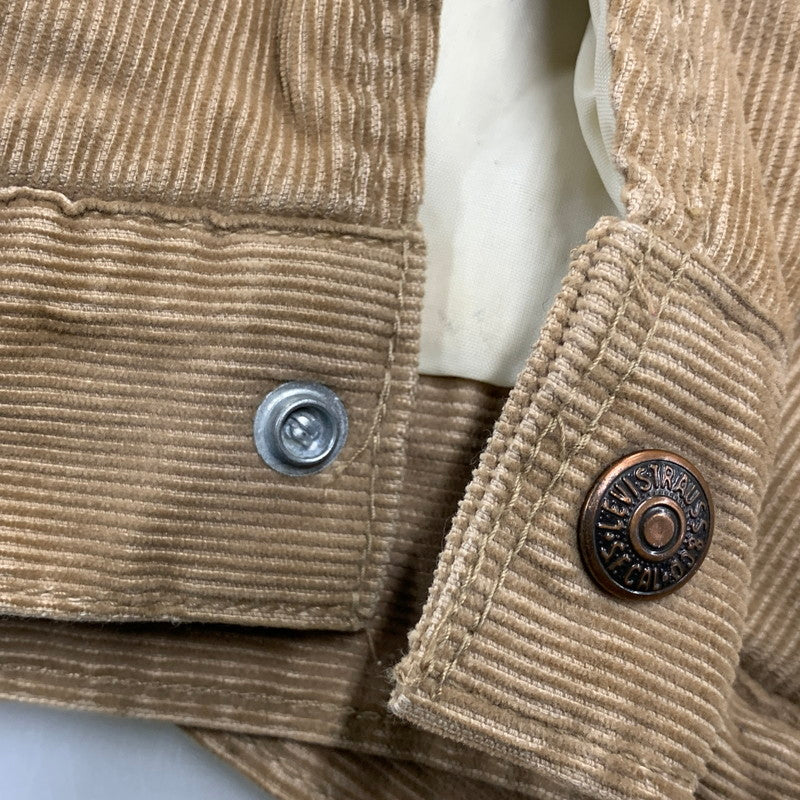 【中古品】【メンズ】 LEVI'S リーバイス 70S 70605-1523 CORDUROY BOA JACKET コーデュロイ ボア ジャケット アウター 146-260927-ya-01-izu サイズ：36 カラー：ブラウン 万代Net店