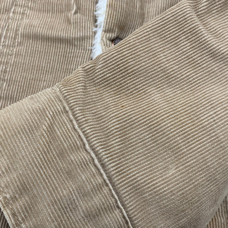 【中古品】【メンズ】 LEVI'S リーバイス 70S 70605-1523 CORDUROY BOA JACKET コーデュロイ ボア ジャケット アウター 146-260927-ya-01-izu サイズ：36 カラー：ブラウン 万代Net店