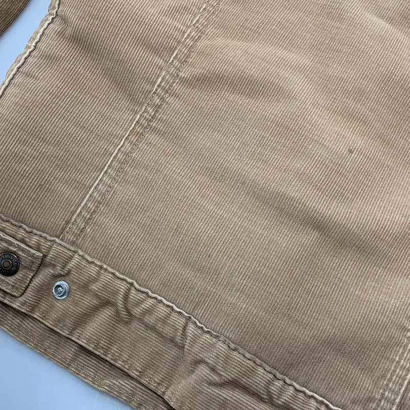 【中古品】【メンズ】 LEVI'S リーバイス 70S 70605-1523 CORDUROY BOA JACKET コーデュロイ ボア ジャケット アウター 146-260927-ya-01-izu サイズ：36 カラー：ブラウン 万代Net店