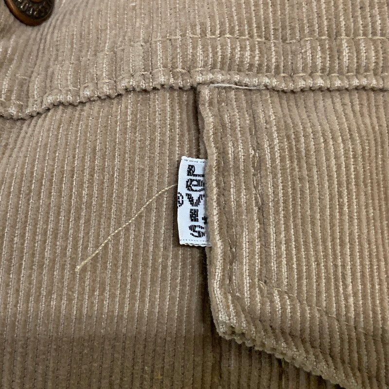 【中古品】【メンズ】 LEVI'S リーバイス 70S 70605-1523 CORDUROY BOA JACKET コーデュロイ ボア ジャケット アウター 146-260927-ya-01-izu サイズ：36 カラー：ブラウン 万代Net店