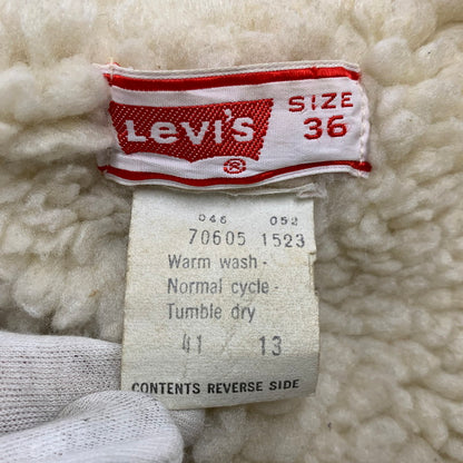 【中古品】【メンズ】 LEVI'S リーバイス 70S 70605-1523 CORDUROY BOA JACKET コーデュロイ ボア ジャケット アウター 146-260927-ya-01-izu サイズ：36 カラー：ブラウン 万代Net店